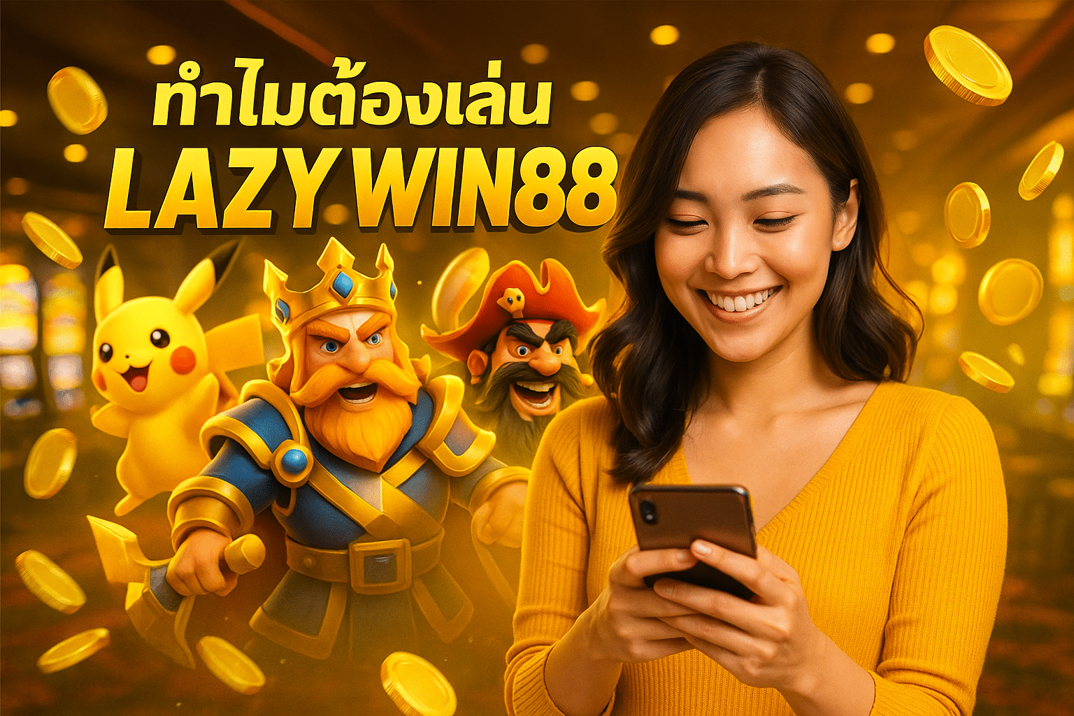 ทำไมต้องเล่น LAZY WIN88