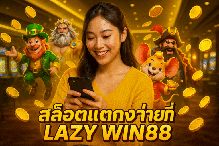 สล็อตแตกง่ายที่ LAZY WIN88