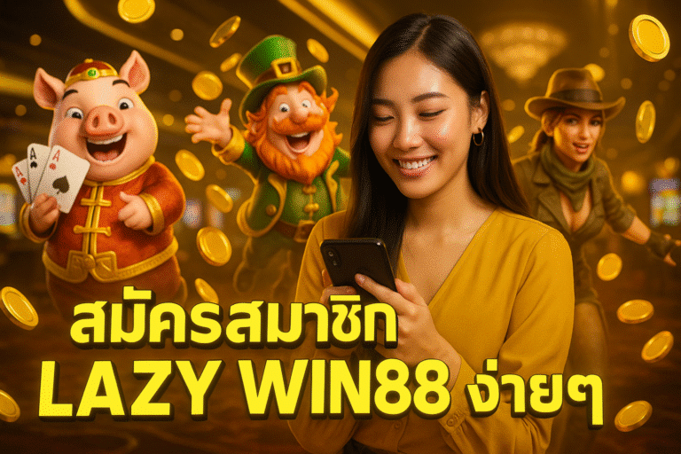 สมัครสมาชิก LAZY WIN88 ง่ายๆ